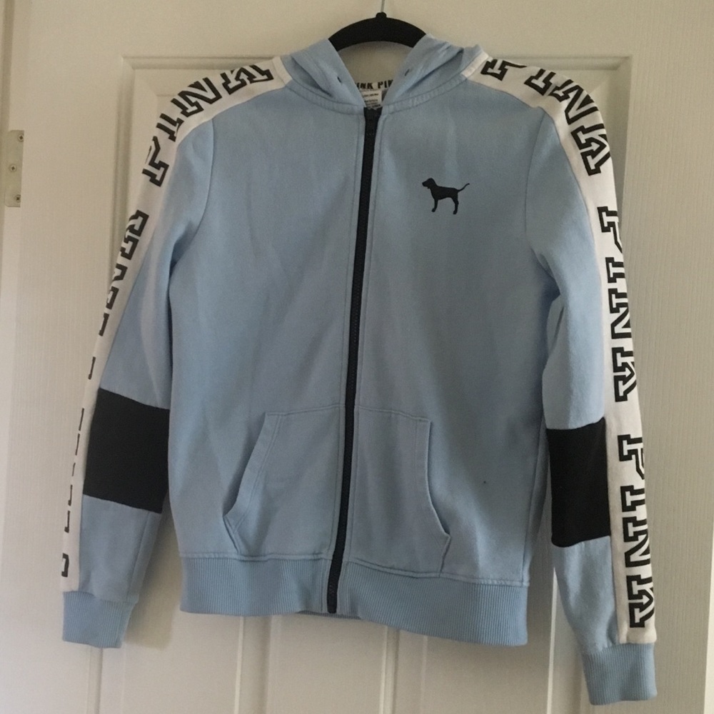 PINK zip up hoodie